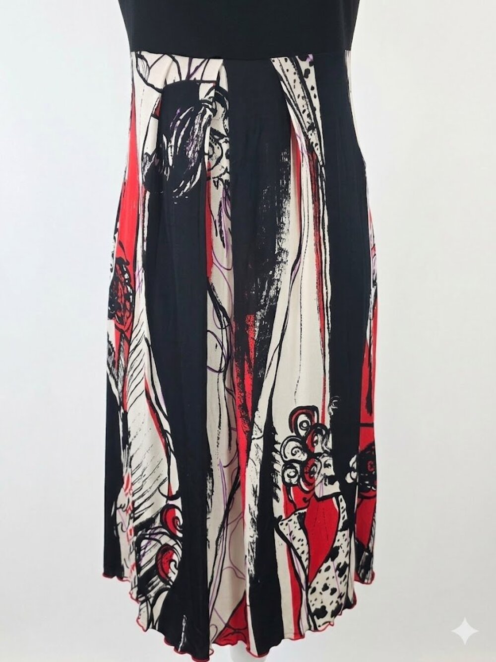 Joseph Ribkoff  Multi-colour Abstract Print Sophisticated Chic Size 8 - Picture 3 of 6